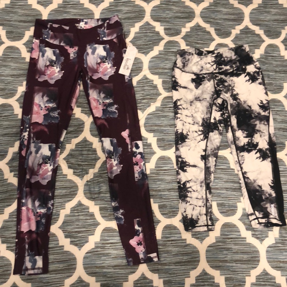 Two pair of leggings